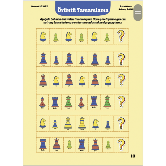 Etkinliklerle Satranç Kulübü