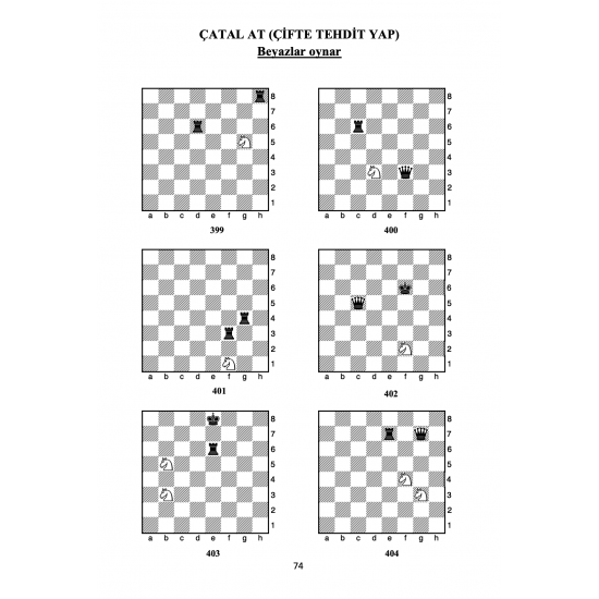 Alıştırmalarla Satranç 1 (578 Soru)